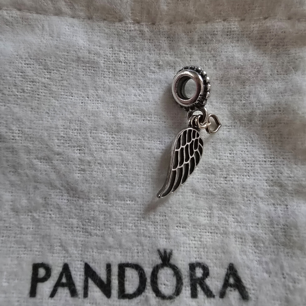 Pandora Silver Angel Wing Charm